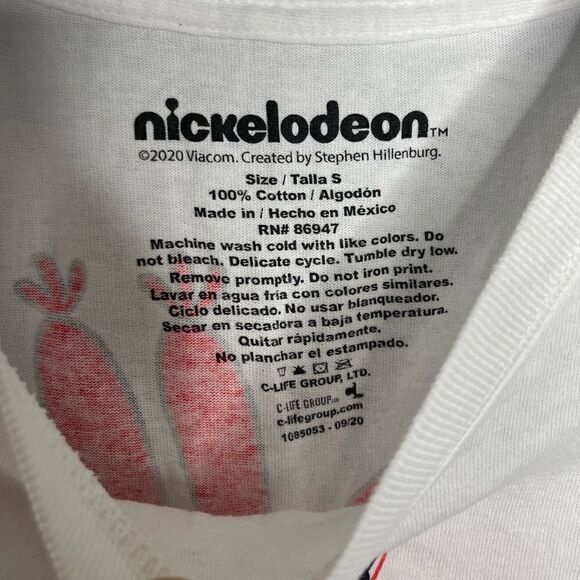 SpongeBob Adult Monday Scaries T-Shirt Patrick Krabs Squidward Gary Fun Small - Picture 3 of 3